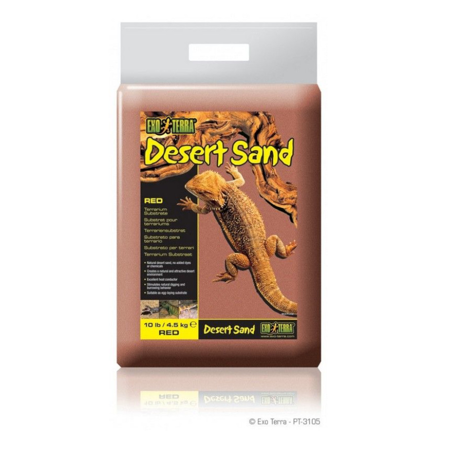 4.5 kg 4.5 kg Exo Terra Areia do Deserto Vermelha Substrato para Terários