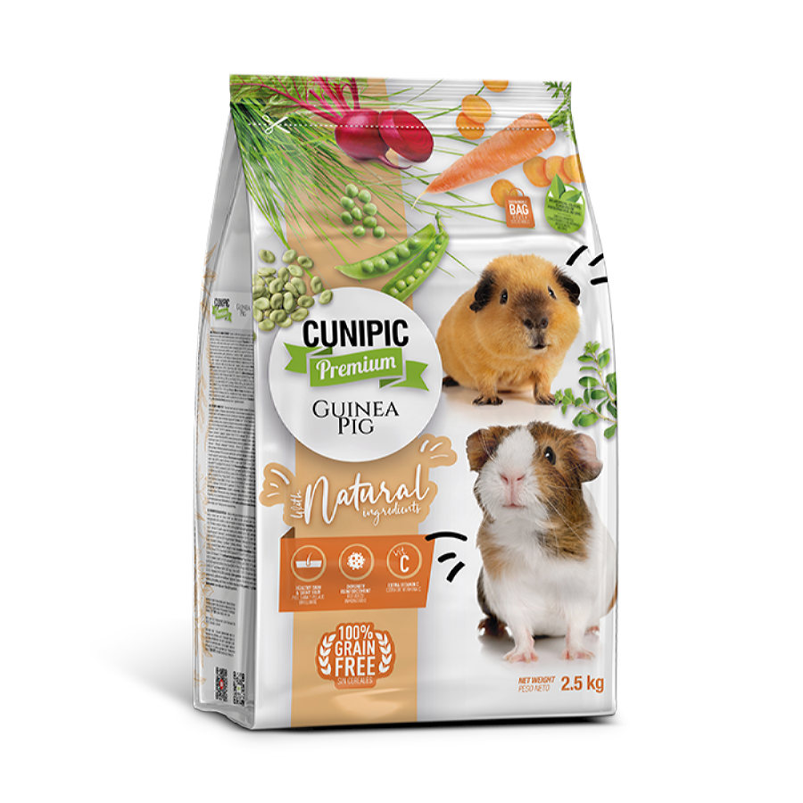 Cunipic Premium Guinea Pig ração para porquinhos-da-índia