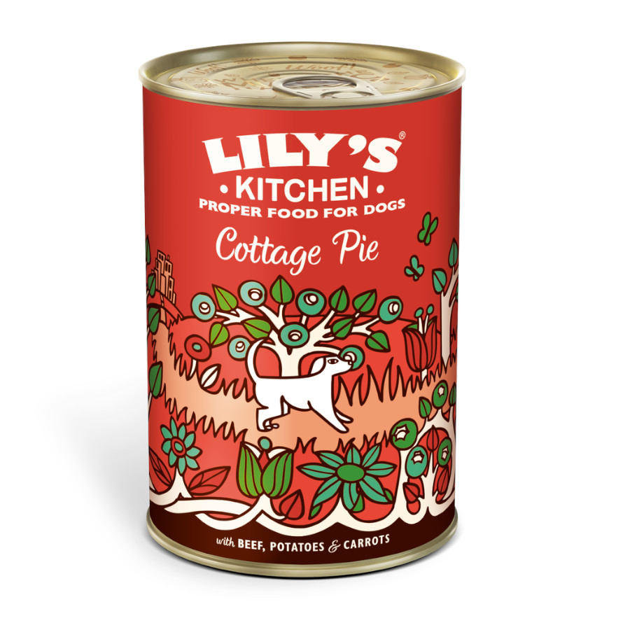 9.6 kg Lilys Kitchen Terneira e Legumes lata para cães