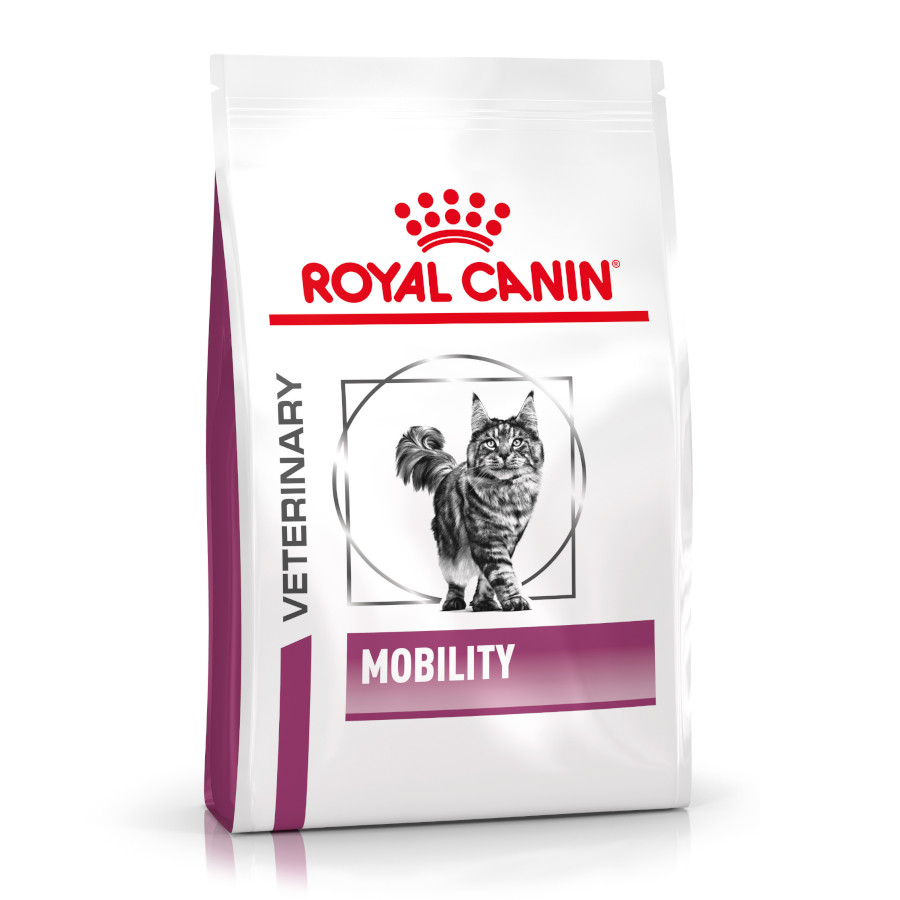 2 x 2 kg Royal Canin Veterinary Mobility ração para gatos Pack poupança!