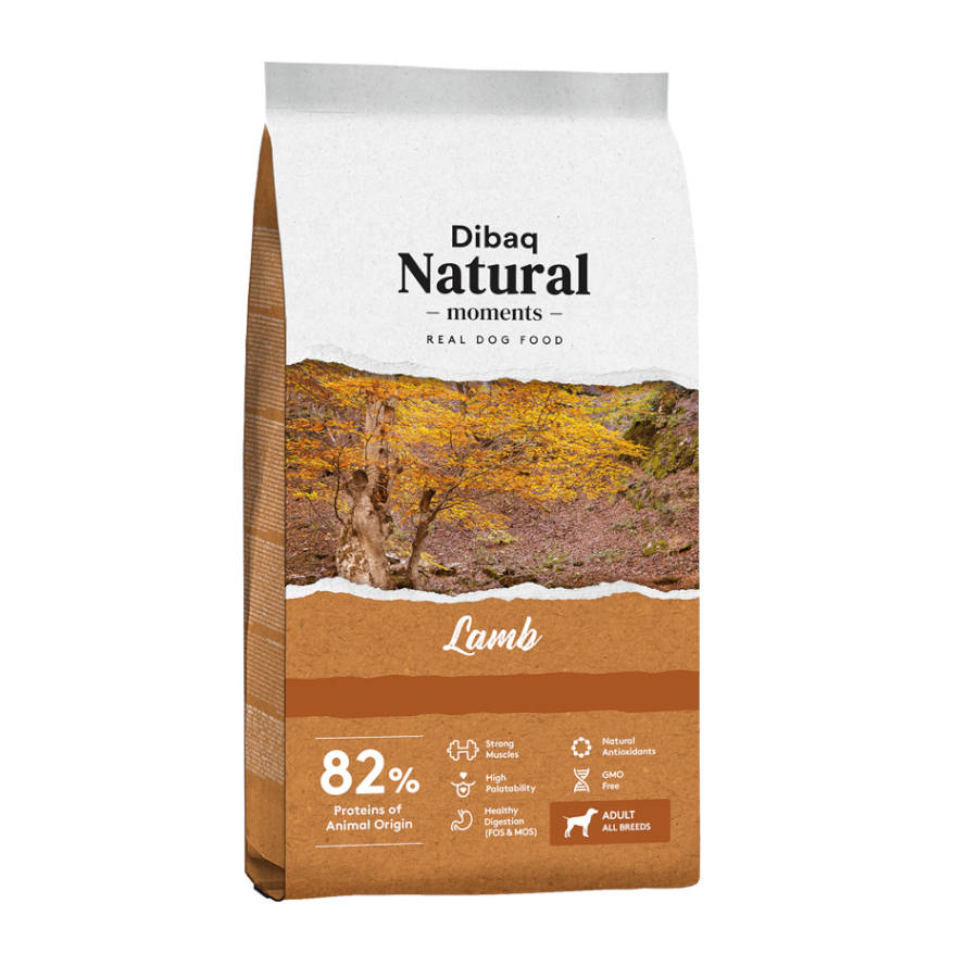 15 KG Dibaq Natural Moments Adult Cordeiro Ração para cães