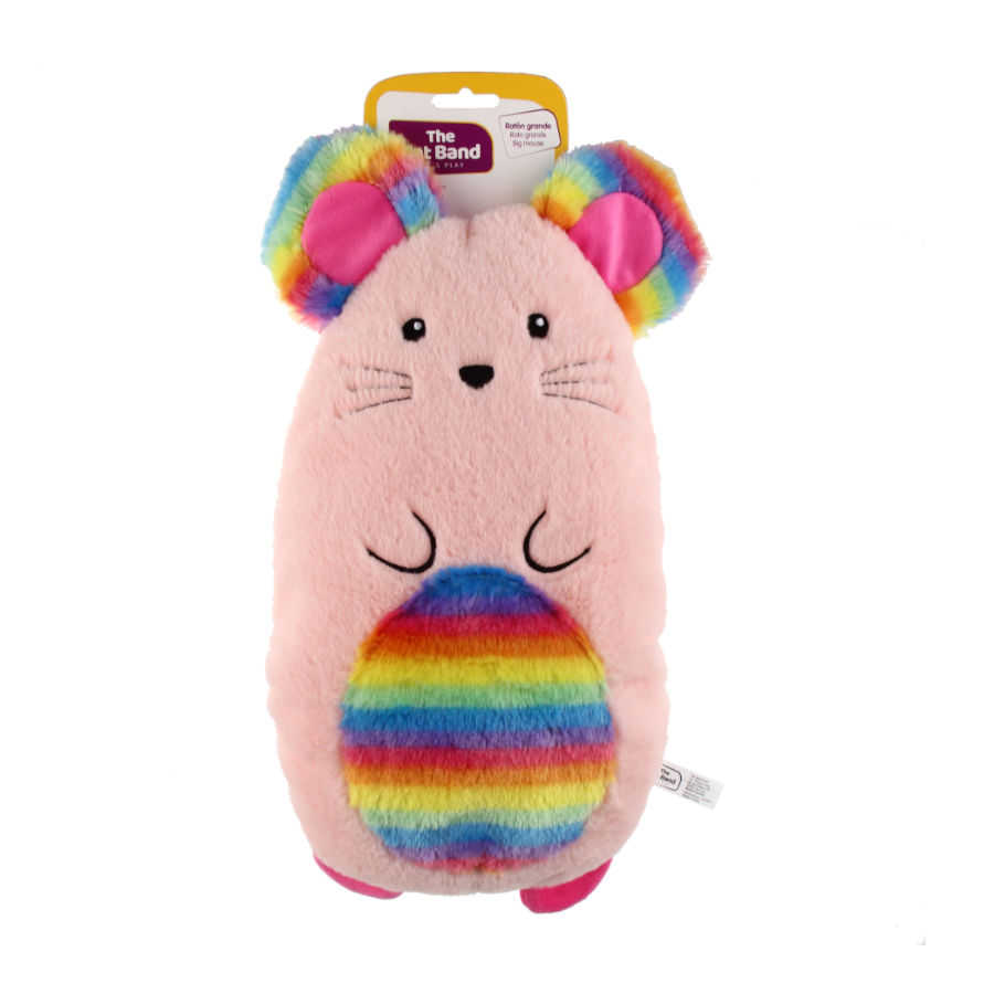 The Cat Band Rainbow Big Mouse peluche multicorThe Cat Band Rainbow Big Mouse peluche multicor, , large image number null