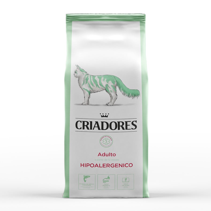 2.5 kg Criadores Ração Hipoalergênico Dietética com Peixe para Gatos