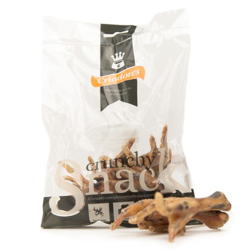 1 pacote Criadores snack patas de frango para cães