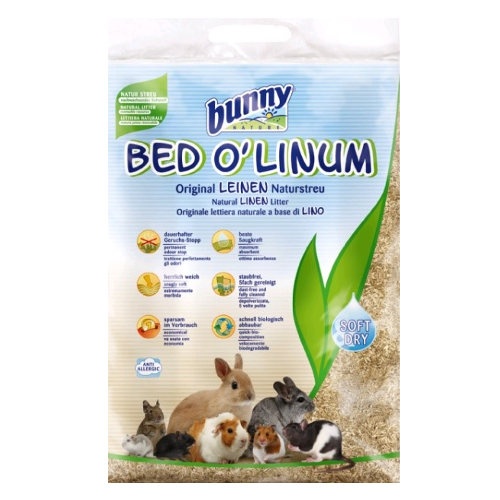 12.5 L Bunny cama de lino roedores