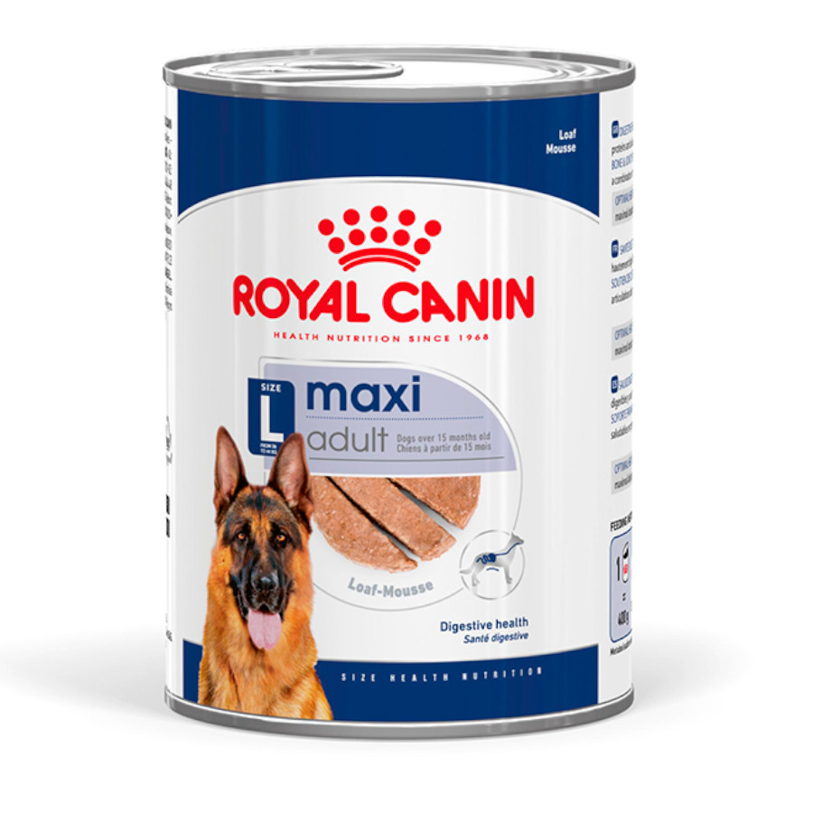 48 latas x 410 g Royal Canin Maxi Adult Patê em lata para cães Pack poupança!