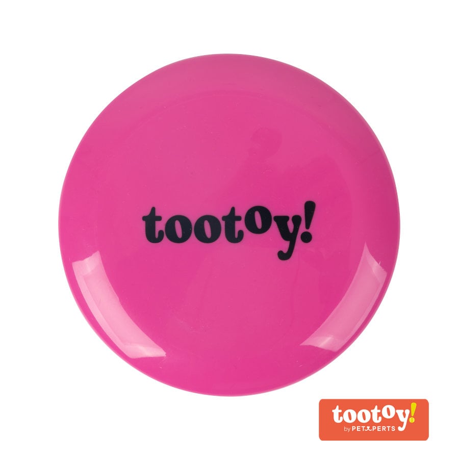 Tootoy! Flying disc Pink Frisbee Rosa para cães