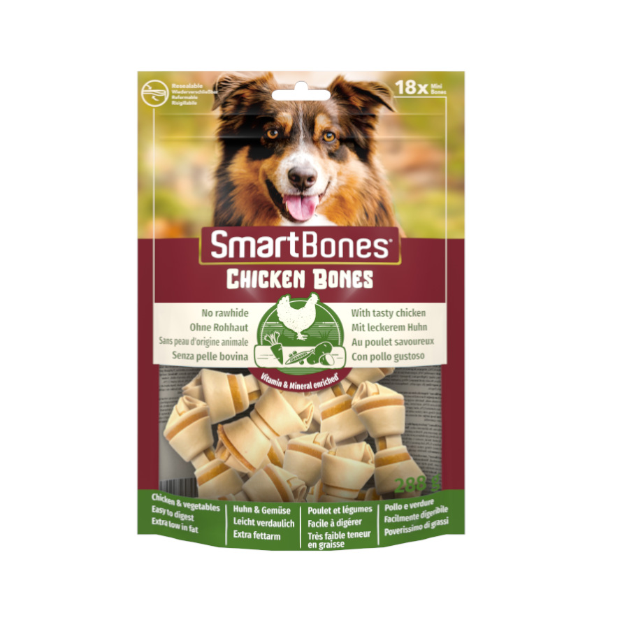 0.29 KG SmartBones Ossos de Frango Mini para cães