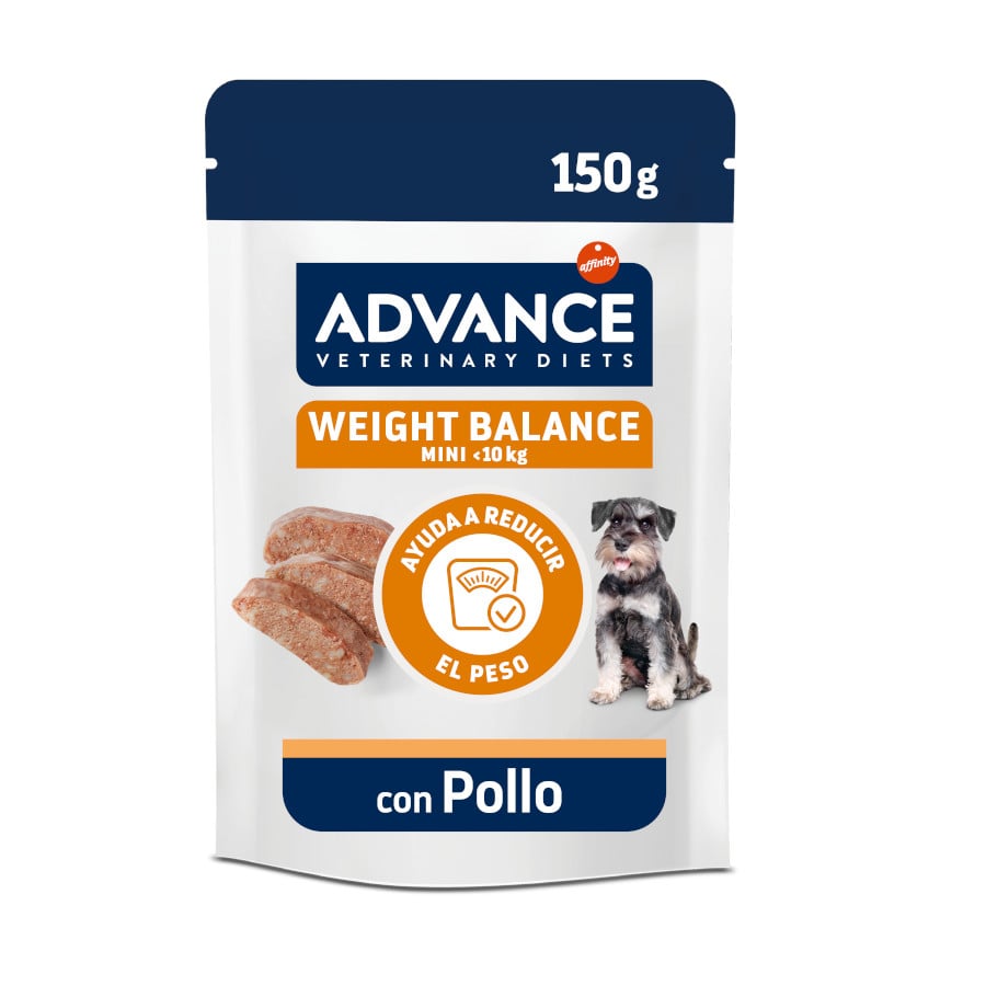 24 saquetas x 150 g Advance Weight Balance Frango saqueta para cães Pack poupança!