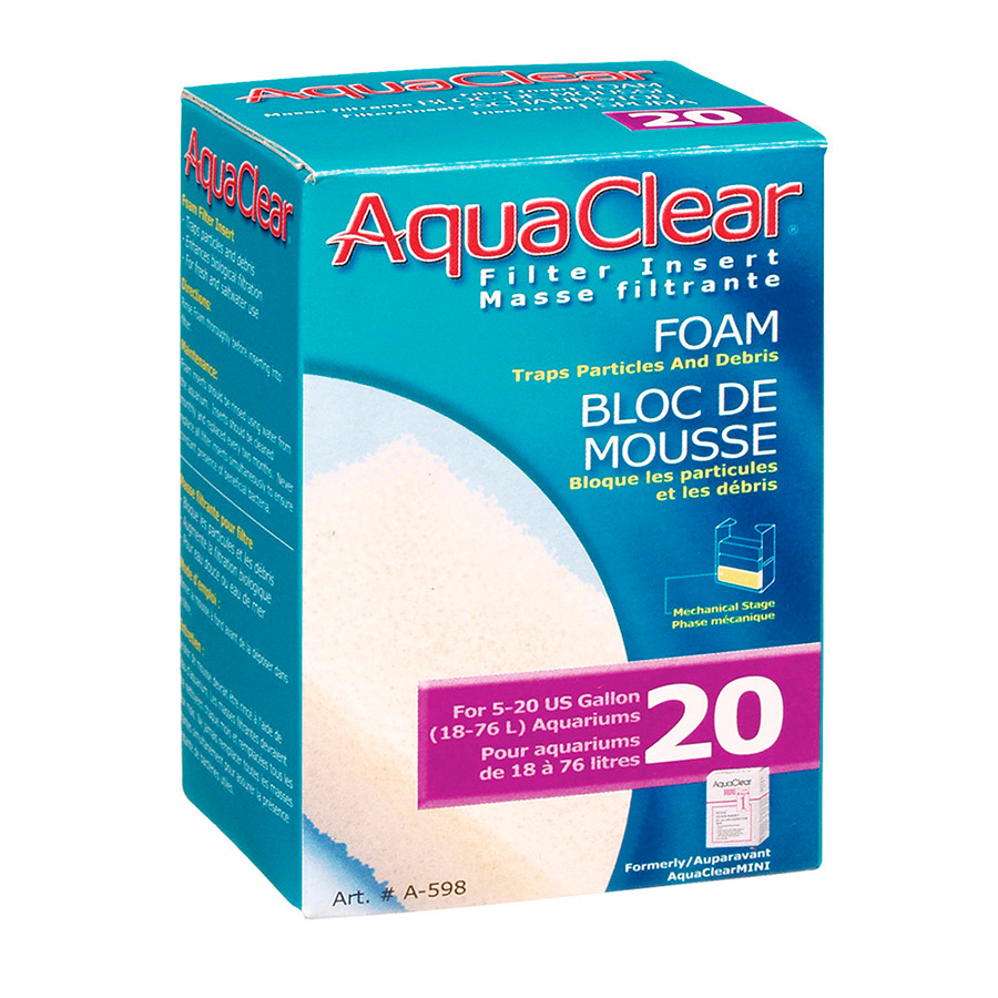 AquaClear Filtro de esponja Foamex para aquários