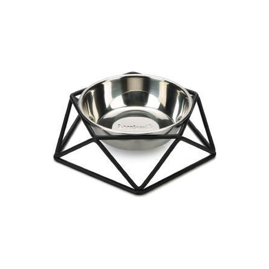 Beeztees Comedouro Puroni Preto para cães