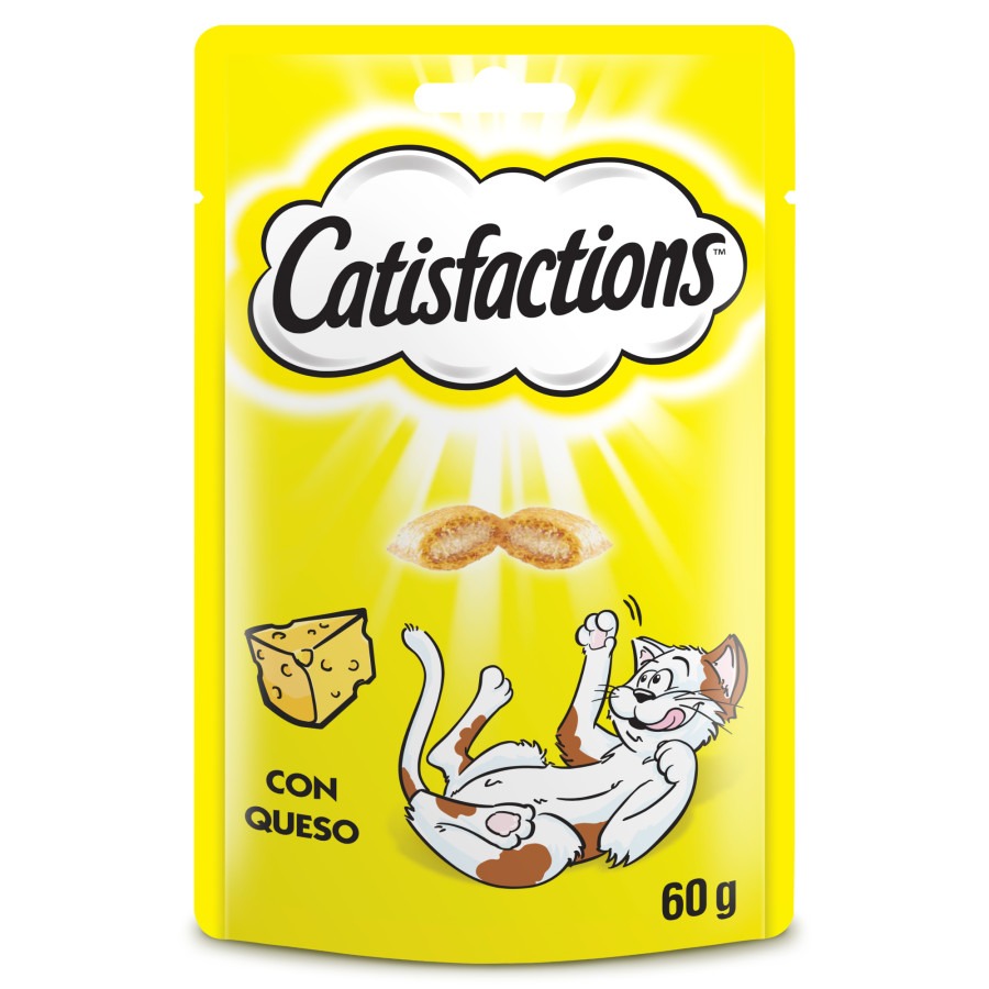2 pacotes x 180 g Catisfactions Biscoitos de Queijo para Gatos Pack poupança!