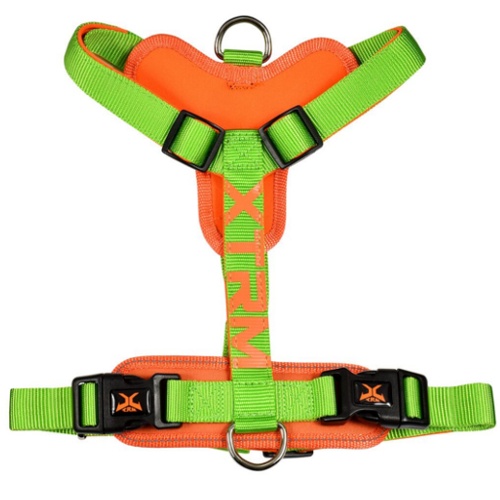 Nayeco X-TRM Cronos Neon Peitoral Verde para cães