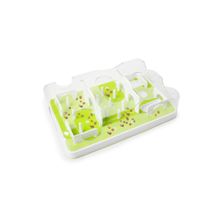 All For Paws Interactives Comedouro Interativo verde para gatos