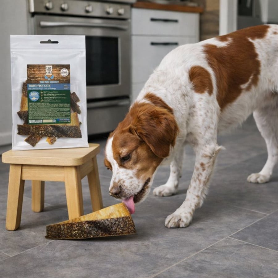 70 g. True Origins Piel Merluza Negra Snack para perros