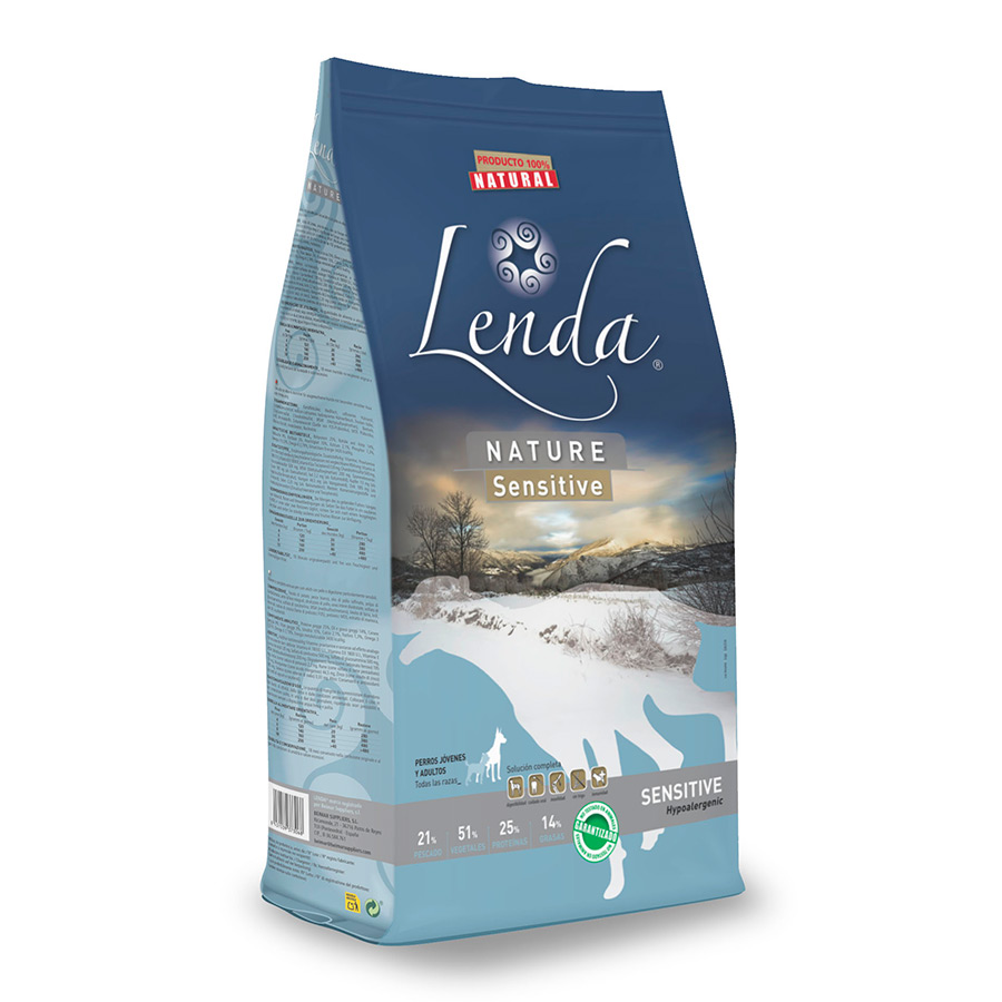 12 kg Lenda Nature Sensitive ração para cães