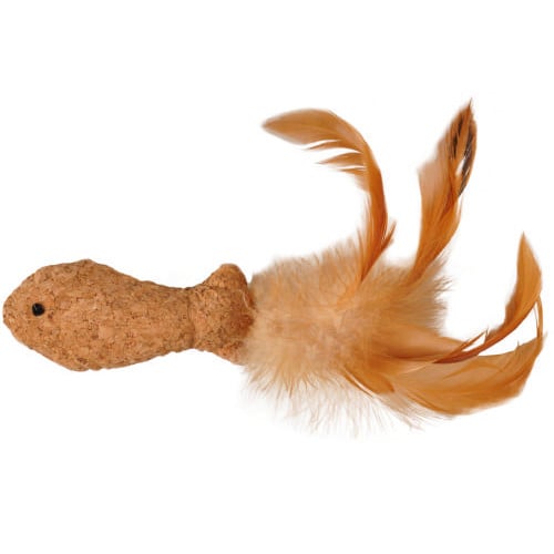 Flamingo Peixe de Cortiça Brinquedo para gatos
