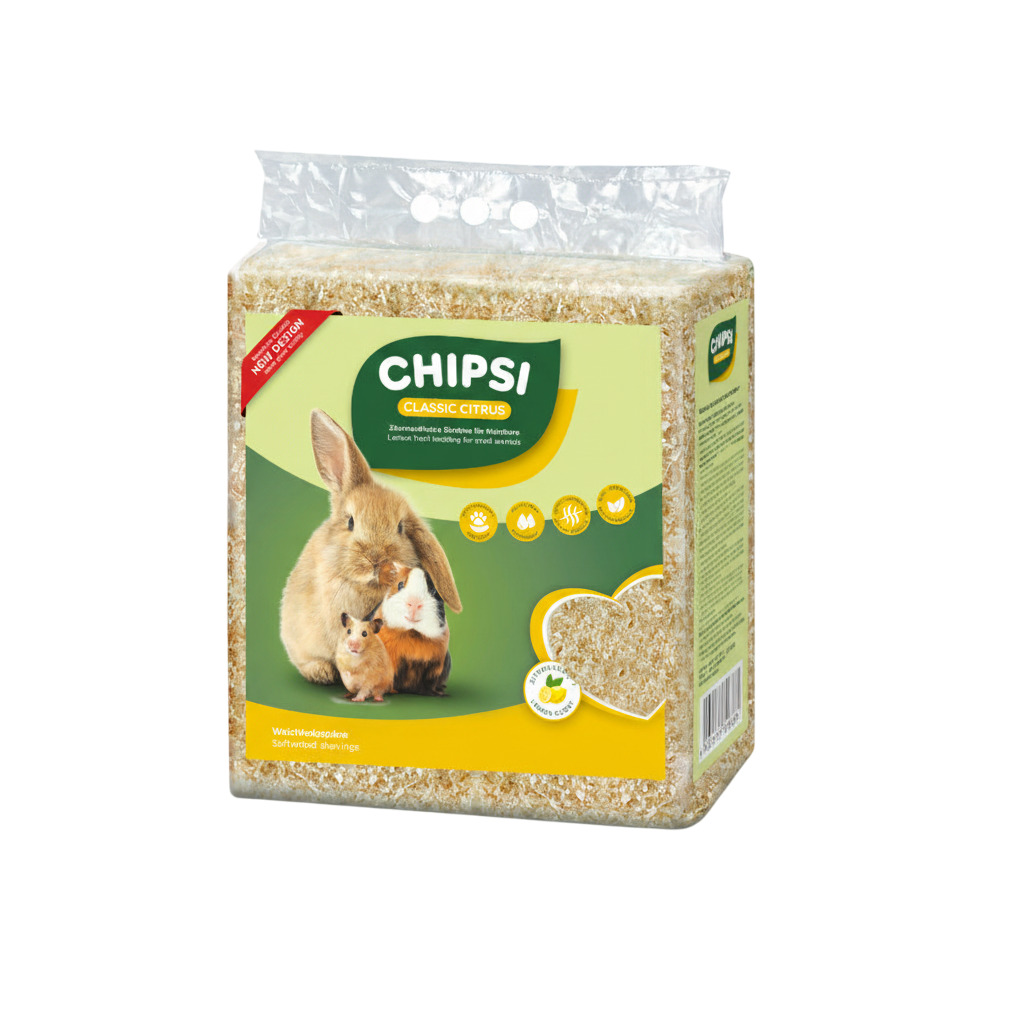 15 L Jrs chip aromatizado Citrus para coelhos e roedores