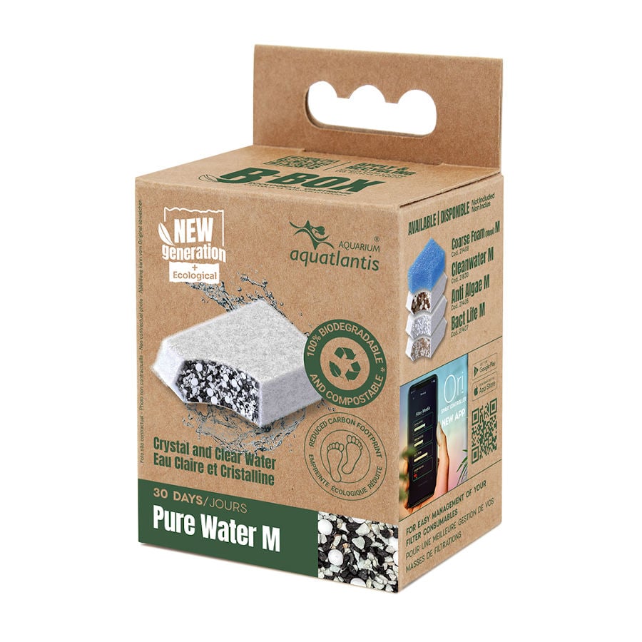0.05 KG Aquatlantis B-Box Filtro de aquário de água pura