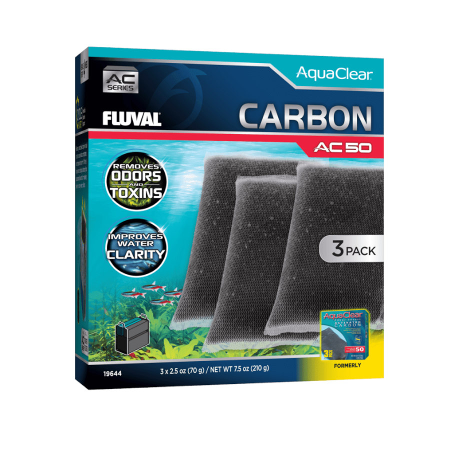 0.24 KG Fluval AquaClear AC Carvão Ativado para filtro de aquários