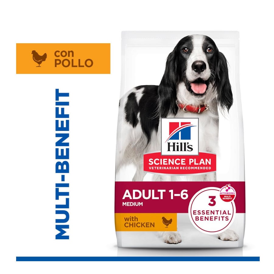 6 kg Hill’s Science Plan Adult Medium Ração de frango para cães