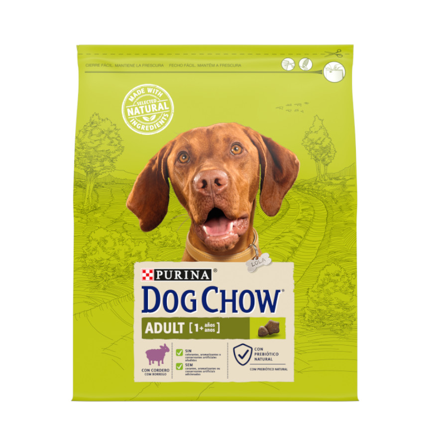 14 kg Dog Chow Adult borrego ração para cães