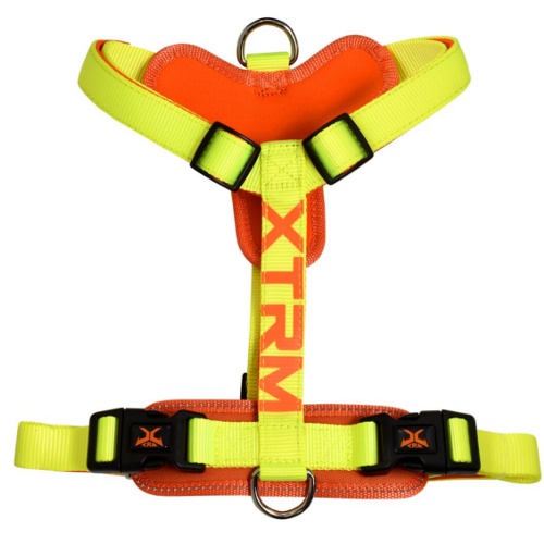 X-TRM Cronos Neon Flash Peitoral Limão para cães