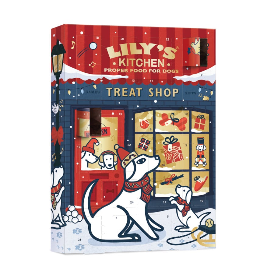 0.068 KG 68 g Liliy's Kitchen Calendário do Advento com biscoitos para cães