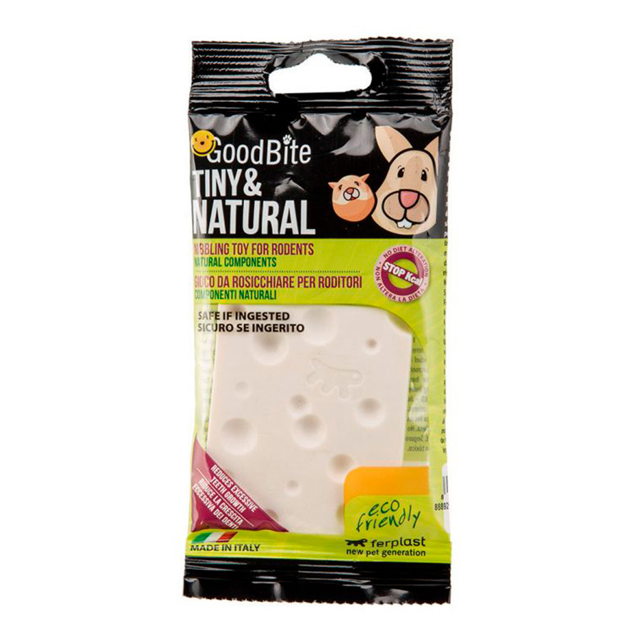 Ferplast Good Bite Tiny & Natural Queijo de Brinquedo para roer