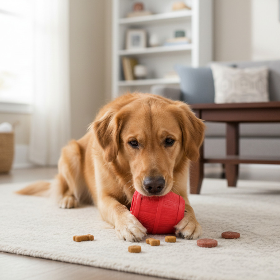 Tootoy! Chew Brinquedo interativo dispensador de snacks para cães