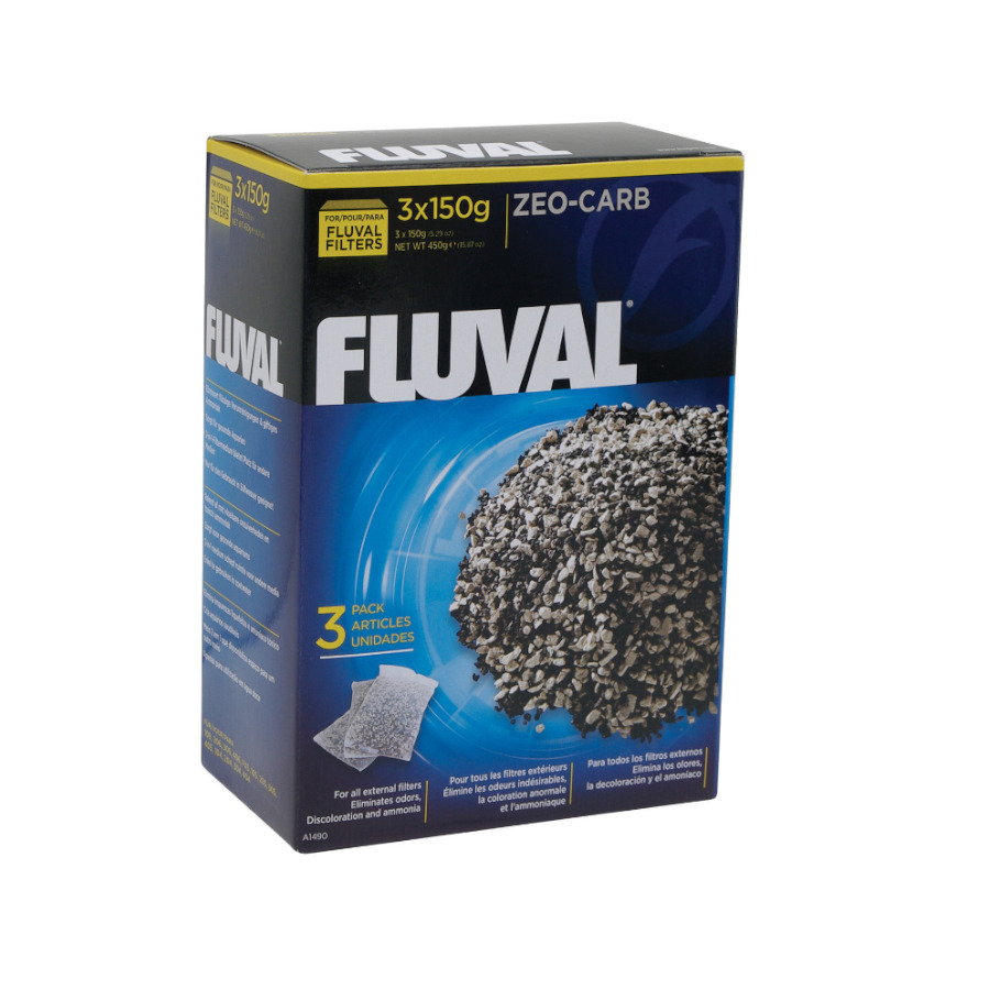 Fluval Zero-Carb Carga filtrante para filtros