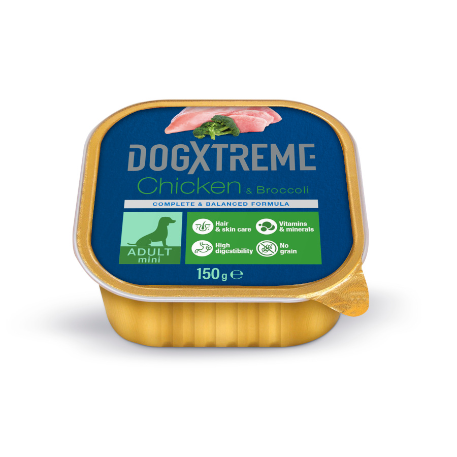 1.8 kg Dogxtreme Adult Mini Frango e Brócolos terrina para cães
