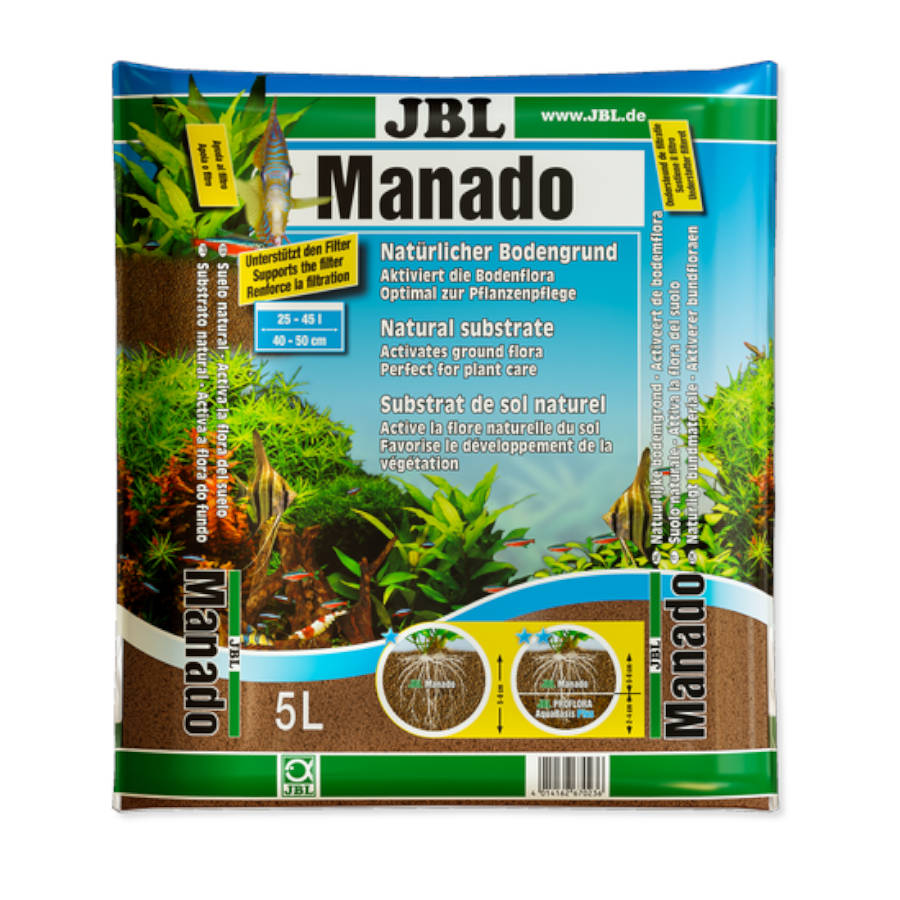 JBL Manado Substrato natural para aquários de água doce