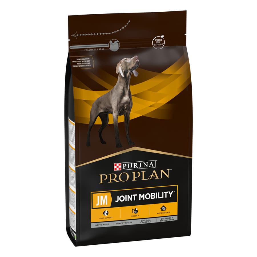 2 x 12 kg Pro Plan Veterinary Diets Joint Mobility JM ração para cães Pack poupança!