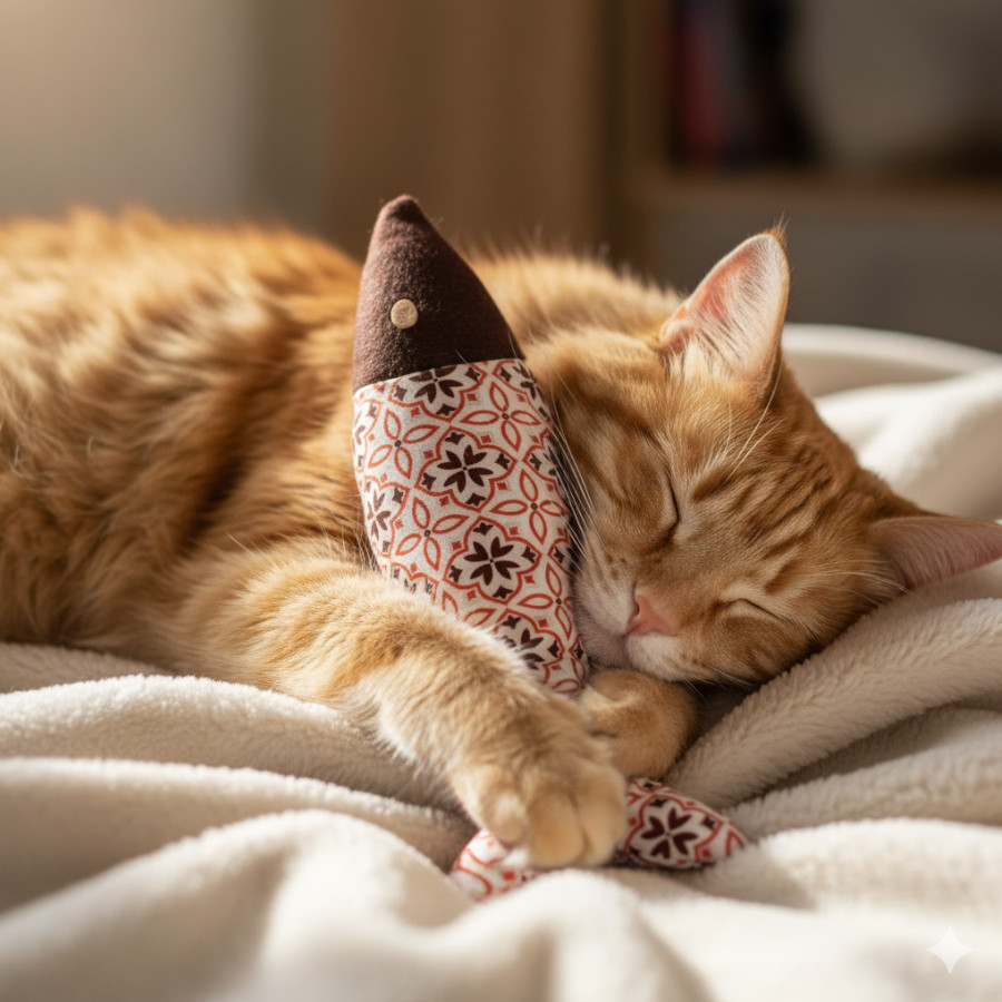 Tootoy! Comfort & Relax Peluche Peixe Vintage para gatos