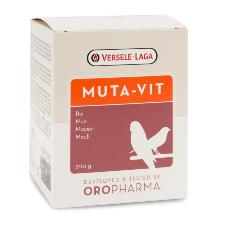 0.2 KG Versele-Laga Oropharma Muta-Vit Estimulador de Muda para pássaros