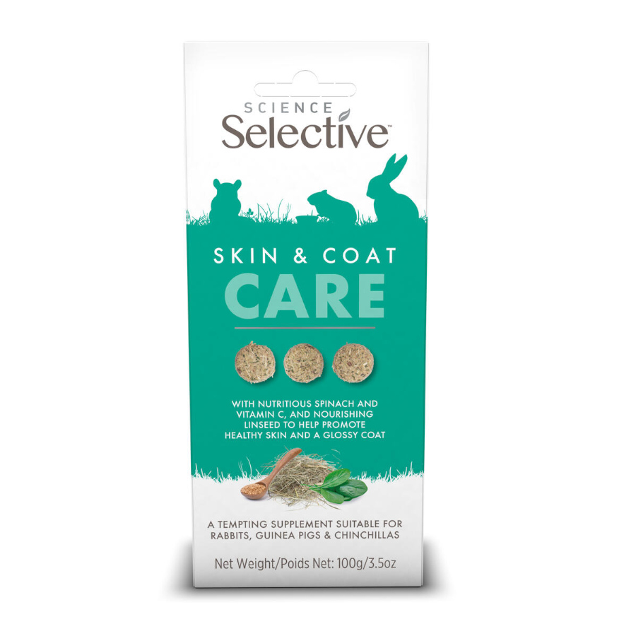 0.1 KG Science Selective Skin & Coat Care suplemento para roedores