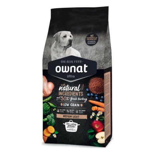Ownat Ultra Medium Light ração para cães