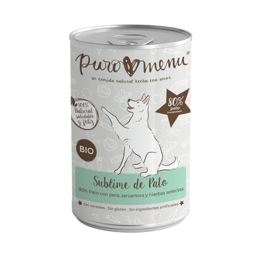 400 g Sublime Bio Lata de pato para cães
