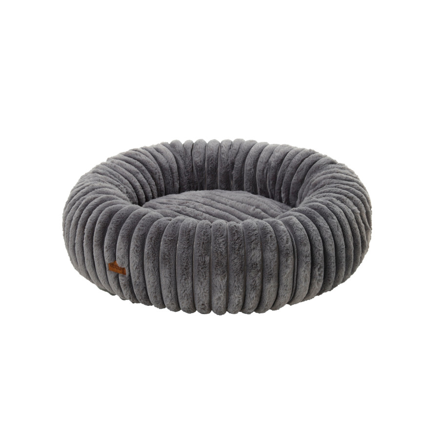 Leeby Sofá Donut em Bombazine Cinzento para cães