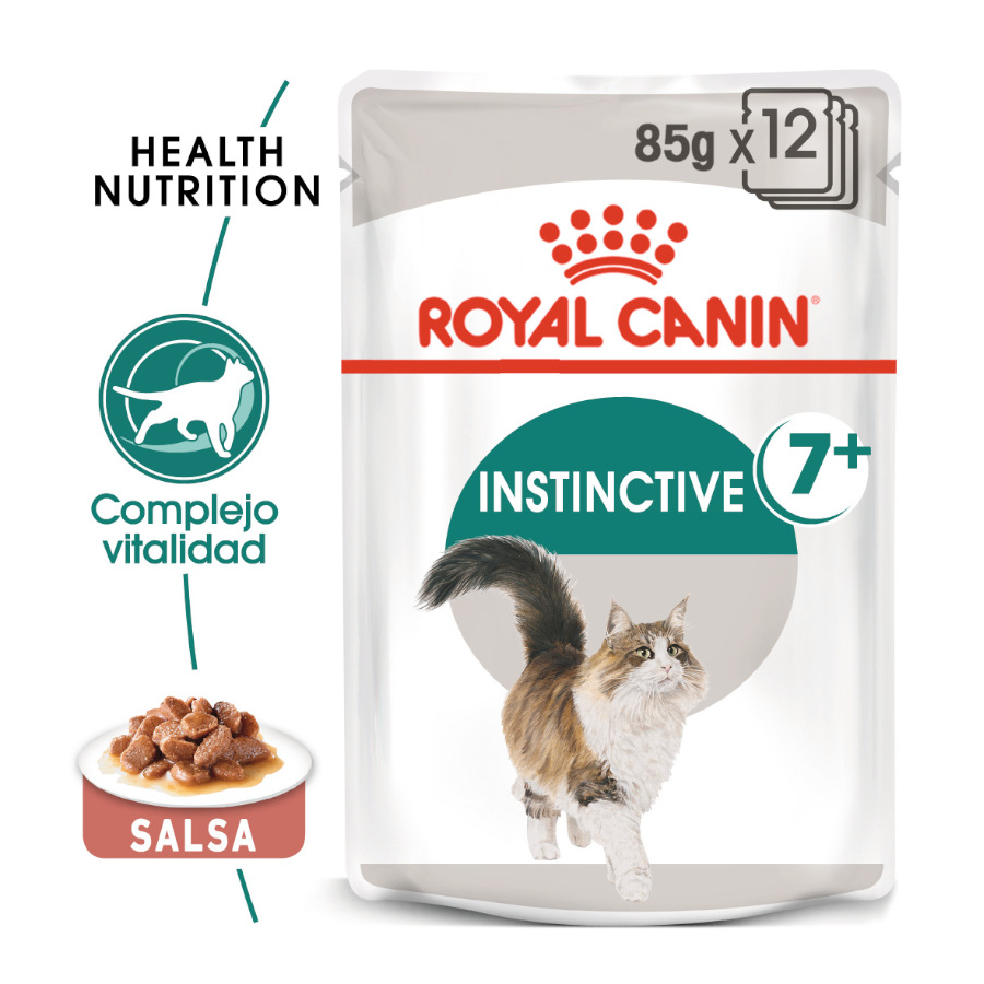 24 saquetas x 85 g Royal Canin Senior 7+ Instinctive saquetas para gatos Pack poupança!