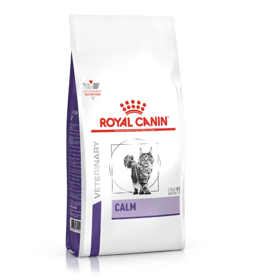 2 x 4 kg Royal Canin Veterinary Calm ração para gatos Pack poupança!