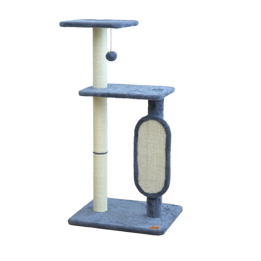Leeby Voltaire torre arranhadora com brinquedo para gatos