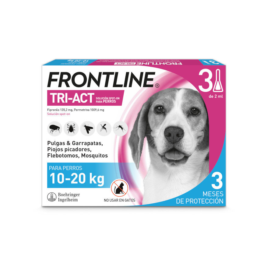 Frontline Tri-Act Pipetas Antiparasitárias para cães