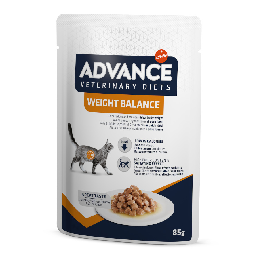 2.04 kg Advance Veterinary Diets Controlo de Peso Saqueta para gatos
