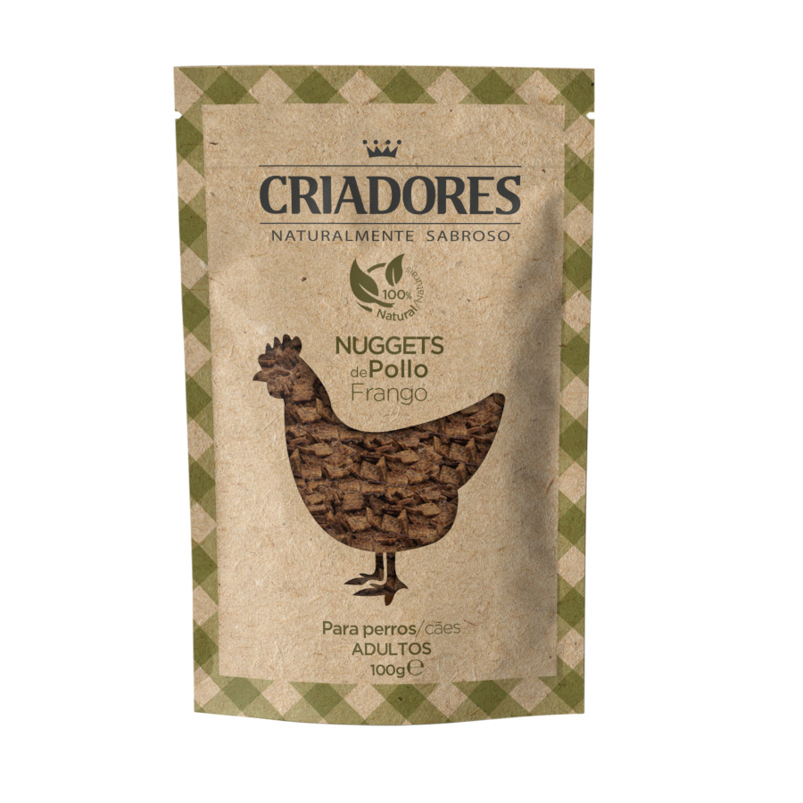 0.1 KG Criadores Nuggets de Frango para cães