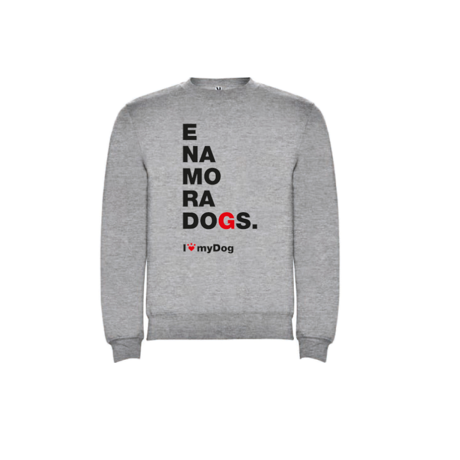 Outech I Love My Dog Camisola Cinzenta com estampado