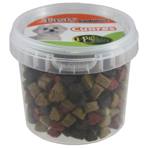 200 g San Dimas Biscoitos Cuore Tricolores para cães