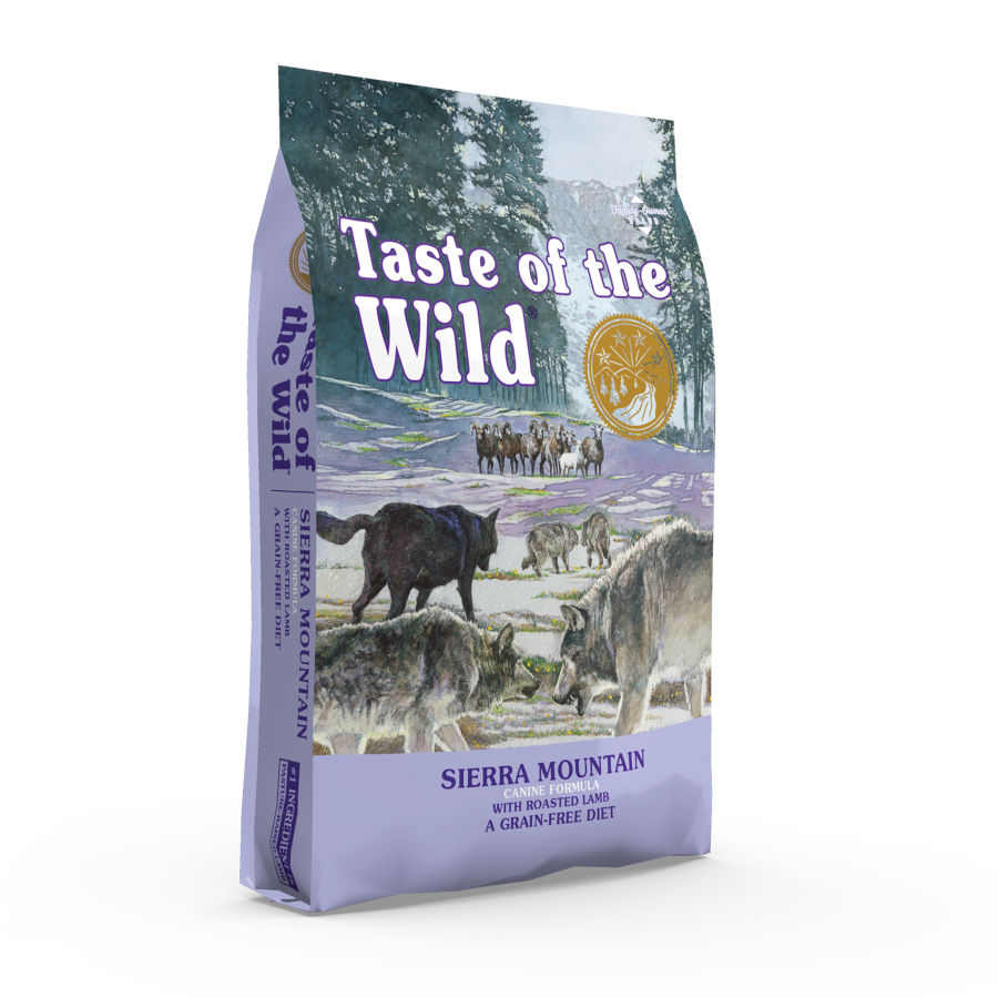 2 KG Taste of the Wild Sierra Mountain Borrego ração para cães