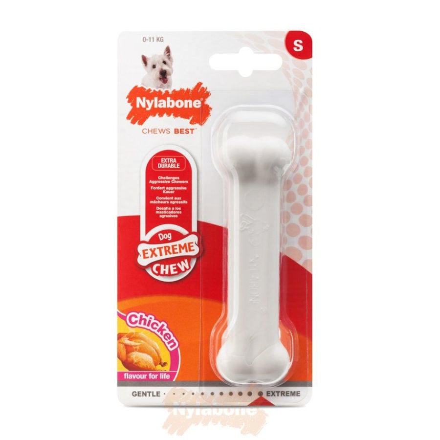 Nylabone Dura Chew Wolf osso mordedor de nylon para cães